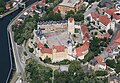 Bernburg Castle aerial view