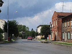 Baznīcas Street in Mazsalaca
