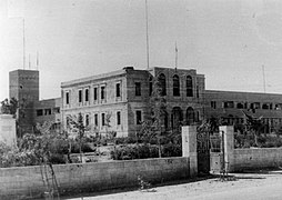 Beersheba police station. 1948. Original building Ottoman with British Mandate addition.