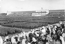 Muster of the Labour Service (RAD), Zeppelin Field, Party Congress 1937