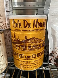 Café du Monde canned coffee-chicory blend
