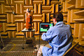 anechoic chamber for audio testing