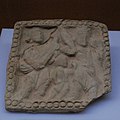 Clay Panel - Kafir-kala, 7th century CE. Tajikistan National Museum