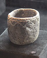 Stone ware, Yagshiin khuduu in Bulgan soum, Khovd aimag. National Museum of Mongolia