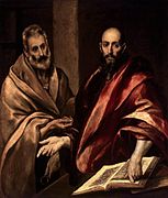 Die Apostel Petrus und Paulus von El Greco (1587/1592)
