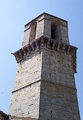 The hexagonal tower in Le Luc