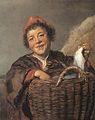 Fisher boy with basket