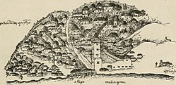 Portuguese Malacca in Lendas da India by Gaspar Correia, ca. 1550–1563.