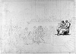 Studie zur Exekution der Söhne von 1785/1786 (Morgan Library & Museum)