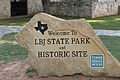 LBJ State Park and Historic Area is separated by the Pedernales River from the Lyndon B. Johnson National Historical Park.
