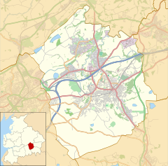 Oswaldtwistle is located in the Borough of Hyndburn
