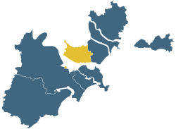 Location of Jinping in Shantou