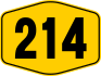 Federal Route 214 shield}}