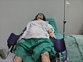 A mannequin that simulates childbirth in the Laboratory of medical simulation (DCS-UQROO)