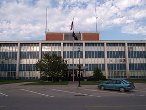 Ramsey County Courthouse in Devils Lake, North Dakota.