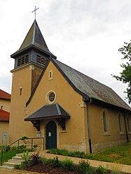 The church in Regnéville-sur-Meuse