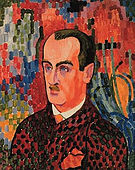 Robert Delaunay, 1907, Portrait of Wilhelm Uhde. Robert Delaunay and Sonia Terk met through the German collector/dealer Wilhelm Uhde, with whom Sonia had been married as she said for "convenience"