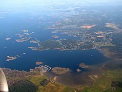 Aerial view of Särö