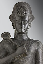 Ramses II, with the heka crook. Museo Egizio, Turin.