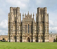 West front of Wells Cathedral (1220–1240)