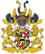 Kleines Wappen des Hauses Rotberg-Rheinweiler heute