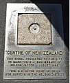 Der Nullpunkt der Vermessung Neusseelands ab 1870 - s. Centre of New Zealand