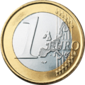 Der faire Münzwurf zählt zu den einfachsten Zufallsexperimenten. Die linke Seite zeigt „Kopf“ der 1-Euro-Münze aus Österreich, die rechte Seite „Zahl“.