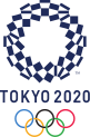 Logo der Olympischen Sommerspiele in Tokio