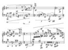 Die ersten sechs Takte von Karlheinz Stockhausens Klavierstück I