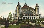 Ehemaliges Gesellschaftshaus um 1900 auf einer zeitgenössischen Postkarte