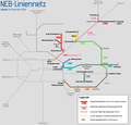Netz der Niederbarnimer Eisenbahn (Fahrplan 2015)