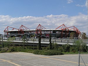 Das Karaiskakis-Stadion in Piräus