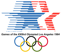Logo der Olympischen Spiele 1984