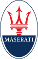 Logo des Sportwagen-Herstellers Maserati