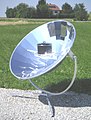 Solarkocher in Betrieb