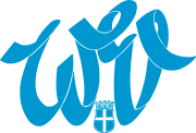 Logo in hellblau