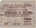 Das Spiel gegen Necaxa am 27. Dezember 1959 bescherte Guadalajara den dritten Meistertitel