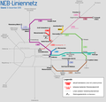 Netz der Niederbarnimer Eisenbahn (Fahrplan 2016)