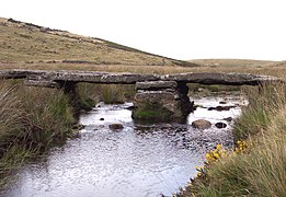 Clapper bridge aus Granitplatten