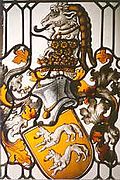 Wappen in Glasfenster, St. Marien zu Wülfingen