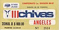 Chivas vs Ángeles de Puebla am 28. Februar 1987