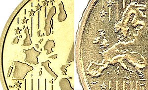 50-Cent-Münzen vor und nach 2007