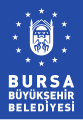 Flagge der Großstadt Bursa in der Türkei