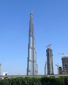 Burj Khalifa am 1. März 2008