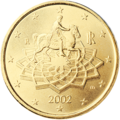 Italienische 50-Centmünze