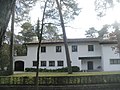 Villa Riefenstahl in Berlin, Heinrich Wiepking-Jürgensmann, 1935/36. Traditionelle alpenländische Bauelemente waren in der NS-Zeit beliebt.