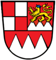 Landkreis Gerolzhofen (ang. Vektor)