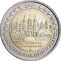 Schloss auf der 2-Euro-Gedenkmünze Deutsche Bundesländer (2007)