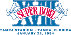 Logo des Super Bowl XVIII