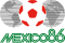 Logo der Fußball-Weltmeisterschaft 1986